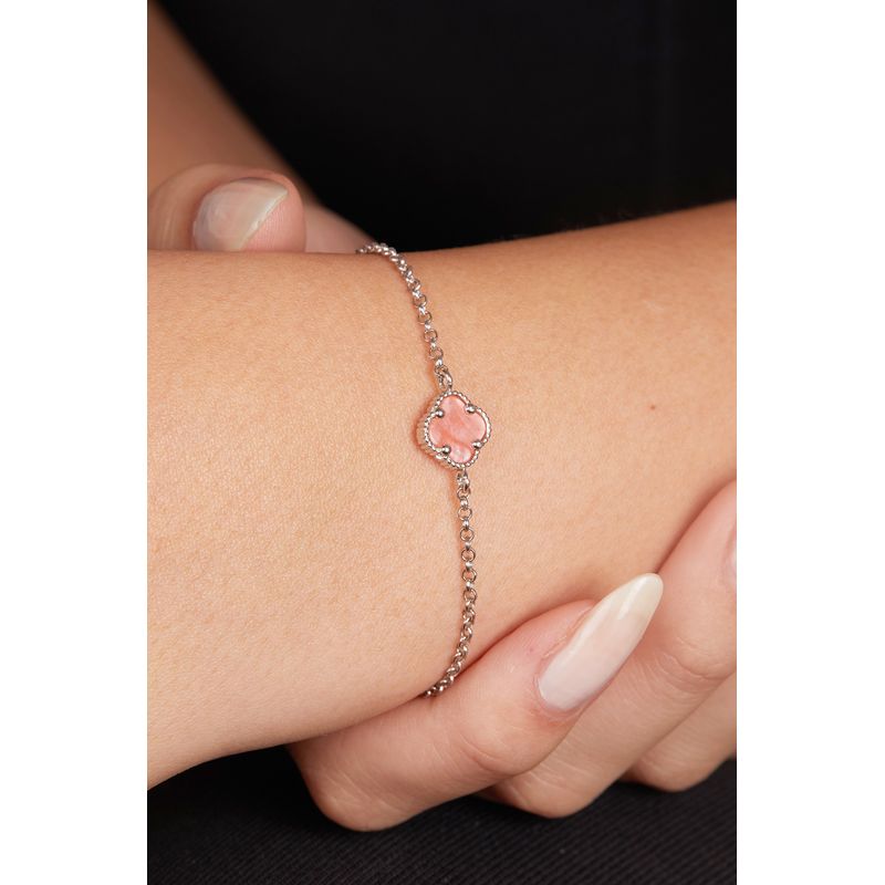 Fashion, accesorii si bijuterii - Femei - Bijuterii femei - Bratari femei - Bratara, Heliophilia, argint 925, pembe, marime universala - Infinity.ro