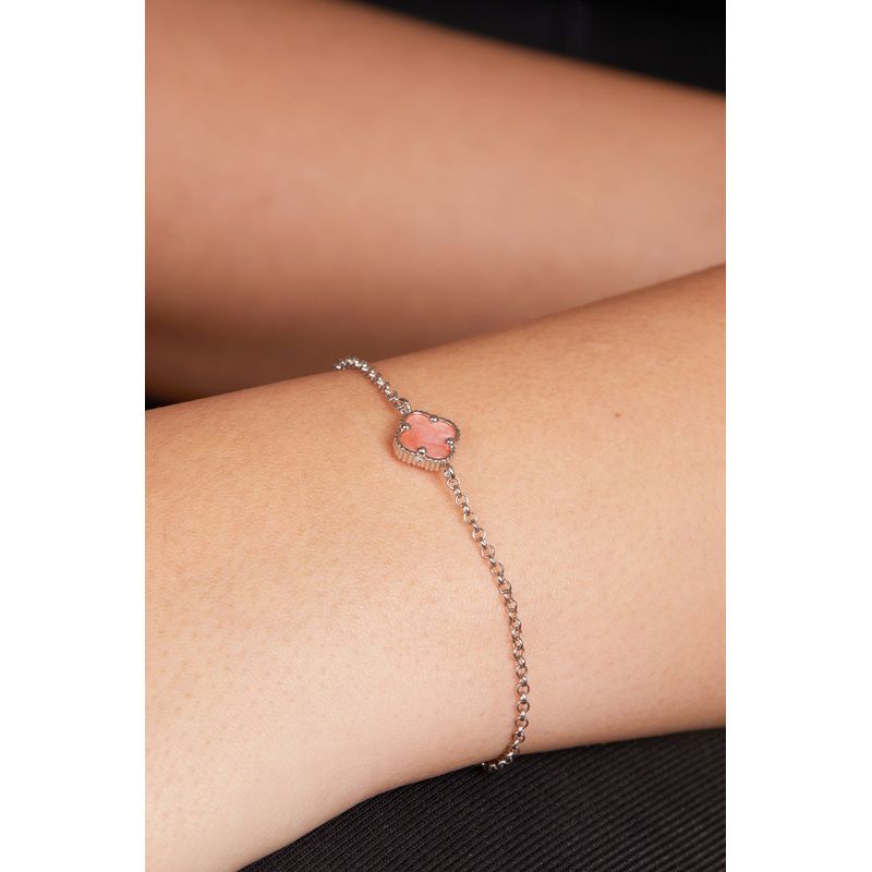 Fashion, accesorii si bijuterii - Femei - Bijuterii femei - Bratari femei - Bratara, Heliophilia, argint 925, pembe, marime universala - Infinity.ro