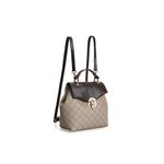 Fashion, accesorii si bijuterii - Femei - Accesorii femei - Genti si rucsacuri femei - Rucsac, Lucky Bees, dama, crem şi maro, 20x10x23 cm, piele polivinilica - Infinity.ro