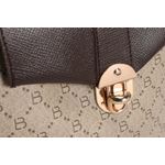Fashion, accesorii si bijuterii - Femei - Accesorii femei - Genti si rucsacuri femei - Rucsac, Lucky Bees, dama, crem şi maro, 20x10x23 cm, piele polivinilica - Infinity.ro