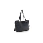 Fashion, accesorii si bijuterii - Femei - Accesorii femei - Genti si rucsacuri femei - Geanta tote, Lucky Bees, dama, negru gri, 37x15x28 cm, piele sintetica - Infinity.ro