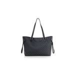 Fashion, accesorii si bijuterii - Femei - Accesorii femei - Genti si rucsacuri femei - Geanta tote, Lucky Bees, dama, negru gri, 37x15x28 cm, piele sintetica - Infinity.ro