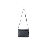 Fashion, accesorii si bijuterii - Femei - Accesorii femei - Genti si rucsacuri femei - Geanta crossbody, Lucky Bees, dama, negru si gri, 25x9x17 cm, piele polivinilica - Infinity.ro