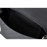 Fashion, accesorii si bijuterii - Femei - Accesorii femei - Genti si rucsacuri femei - Geanta crossbody, Lucky Bees, dama, negru si gri, 25x9x17 cm, piele polivinilica - Infinity.ro