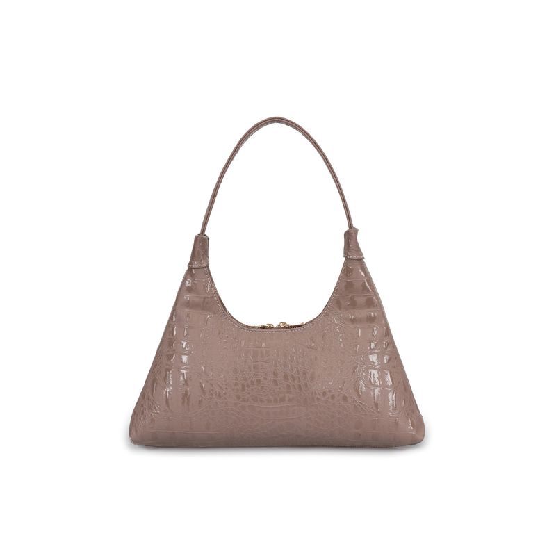 Fashion, accesorii si bijuterii - Femei - Accesorii femei - Genti si rucsacuri femei - Geanta de umar, Lucky Bees, dama, mink, 37x6x20 cm, piele sintetica - Infinity.ro