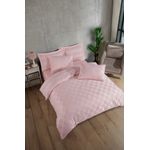 Casa si Gradina - Textile si covoare - Lenjerii de pat - Seturi de lenjerie - Set lenjerie pat dublu, L'essentiel Maison, pudra, 200x220 cm, 70% bumbac 30% poliester, 162ELR1674 - Infinity.ro