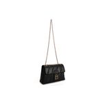 Fashion, accesorii si bijuterii - Femei - Accesorii femei - Genti si rucsacuri femei - Geanta de umar, Lucky Bees, dama, negru, 31x10x19 cm, piele polivinilica - Infinity.ro