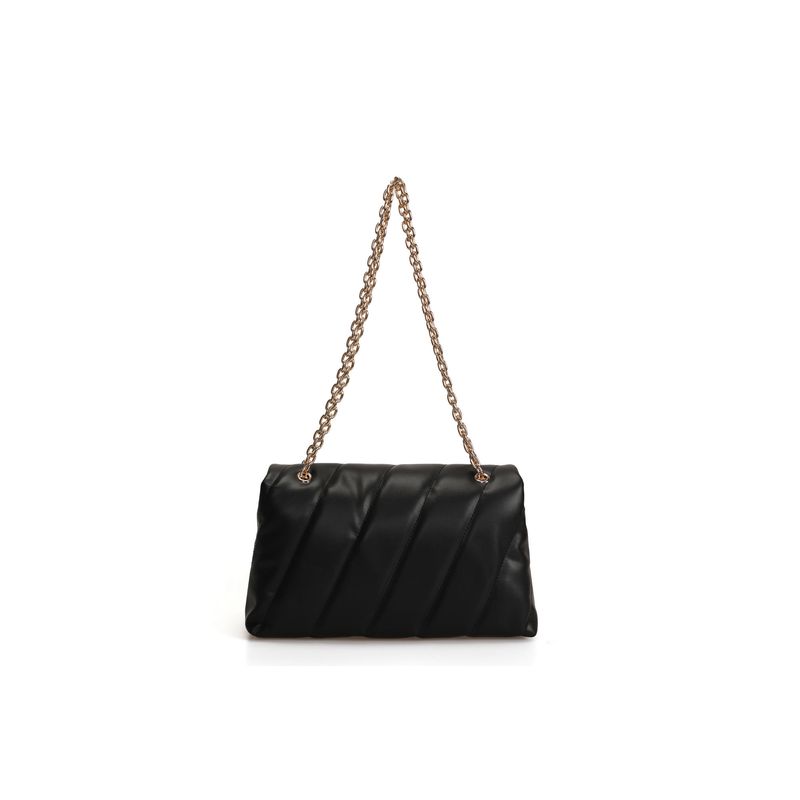 Fashion, accesorii si bijuterii - Femei - Accesorii femei - Genti si rucsacuri femei - Geanta de umar, Lucky Bees, dama, negru, 31x10x19 cm, piele polivinilica - Infinity.ro