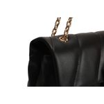 Fashion, accesorii si bijuterii - Femei - Accesorii femei - Genti si rucsacuri femei - Geanta de umar, Lucky Bees, dama, negru, 31x10x19 cm, piele polivinilica - Infinity.ro