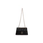 Fashion, accesorii si bijuterii - Femei - Accesorii femei - Genti si rucsacuri femei - Geanta de umar, Lucky Bees, dama, negru, 31x10x19 cm, piele polivinilica - Infinity.ro