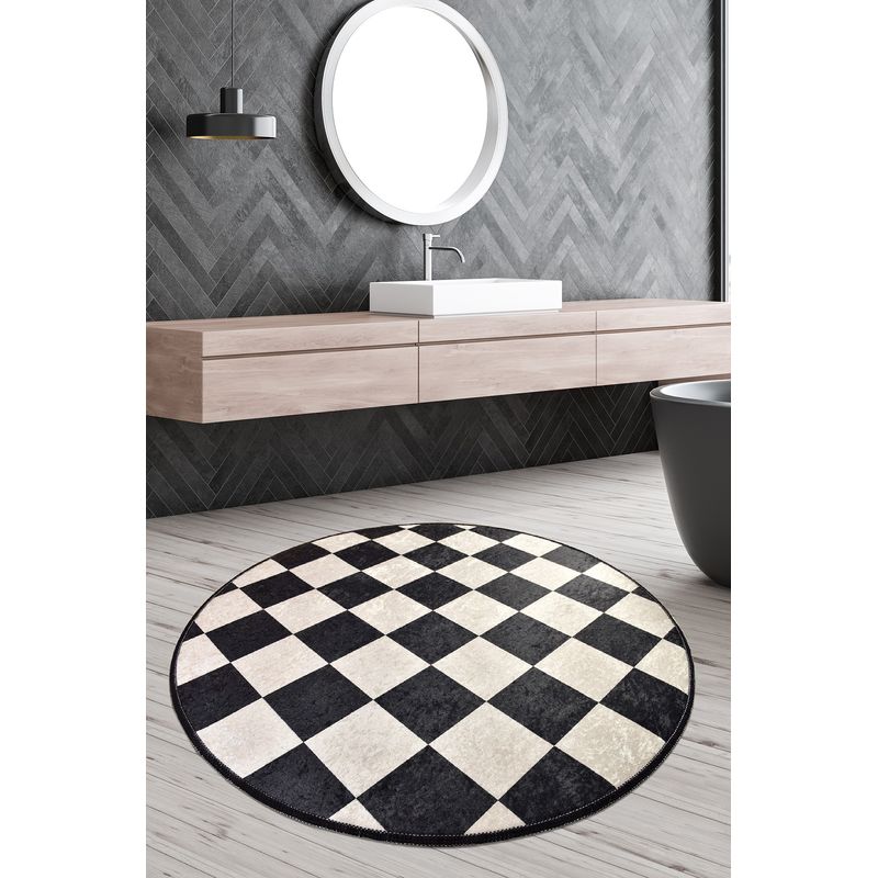 Casa si Gradina - Textile si covoare - Covoare - Covorase baie - Covoras de baie, L'essentiel Maison, multicolor, 140 cm, 100% poliester, antiderapant, 359CHL4247 - Infinity.ro