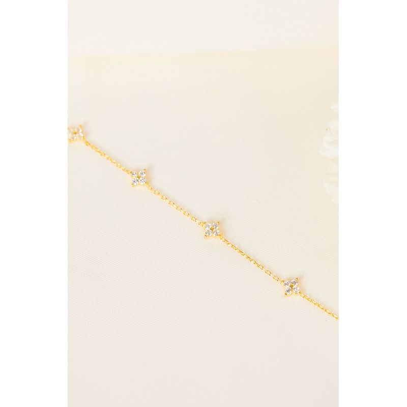 Fashion, accesorii si bijuterii - Femei - Bijuterii femei - Bratari femei - Bratara, Heliophilia, argint 925, auriu, lungime 18 cm, 757ELS1528 - Infinity.ro