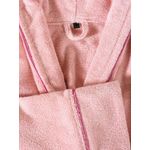 Casa si Gradina - Textile si covoare - Textile baie - Halate de baie - Set halat de baie, L'essentiel Maison, pudra, m-l, 100% bumbac, prosop 50x90 cm - Infinity.ro