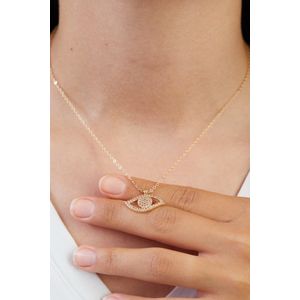 Colier, Heliophilia, metal, auriu, marime unica, 410ELK1622