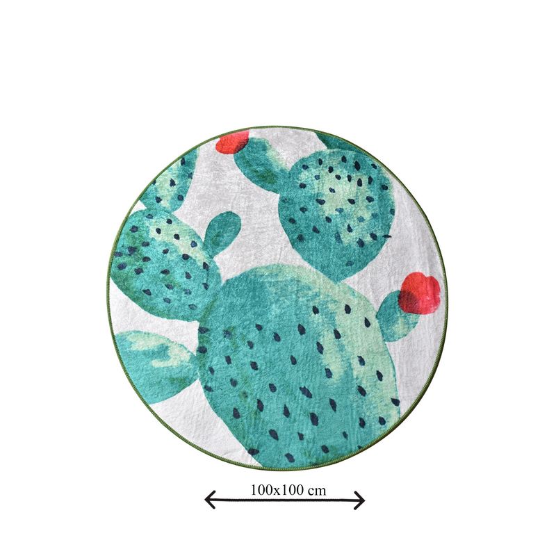 Casa si Gradina - Textile si covoare - Covoare - Covorase baie - Covoras de baie, L'essentiel Maison, multicolor, diametru 100 cm, 100% poliester, antiderapant, 359CHL1228 - Infinity.ro