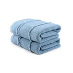 Casa si Gradina - Textile si covoare - Textile baie - Prosoape - Set prosoape de baie, L'essentiel Maison, albastru, 75x150 cm, 100% microcoton, 2 bucati - Infinity.ro