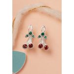 Fashion, accesorii si bijuterii - Femei - Bijuterii femei - Cercei femei - Cercei, Heliophilia, femei, argint 925, verde, rosu, argintiu - Infinity.ro