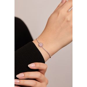 Bratara, Heliophilia, argint 925, roz, marime universala, 757ELS1597