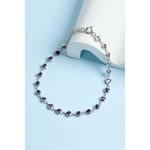 Fashion, accesorii si bijuterii - Femei - Bijuterii femei - Bratari femei - Bratara, Heliophilia, argint 925, mov, unica, 757ELS1600 - Infinity.ro