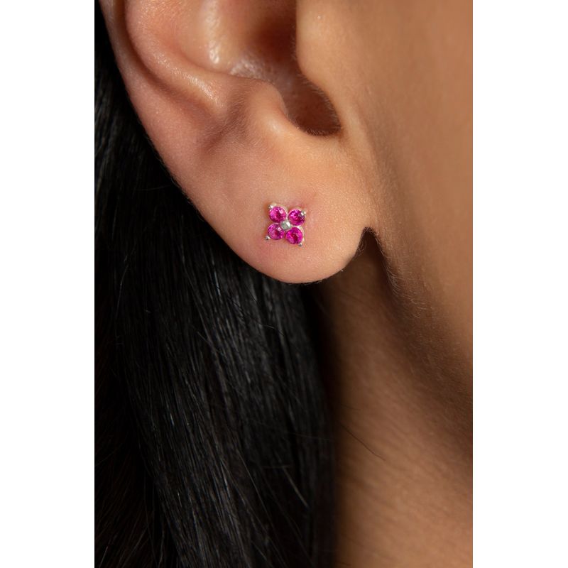 Fashion, accesorii si bijuterii - Femei - Bijuterii femei - Cercei femei - Cercei stud, Heliophilia, argint 925, argintiu, 4.5 mm, 136ELS1302 - Infinity.ro