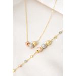 Fashion, accesorii si bijuterii - Femei - Bijuterii femei - Coliere femei - Set colier si bratara, Heliophilia, argint 925, rose gold, colier 43 cm, bratara 20 cm - Infinity.ro