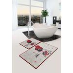 Casa si Gradina - Textile si covoare - Covoare - Covorase baie - Set covorase de baie, L'essentiel Maison, multicolor, 50x60 cm si 60x100 cm, 100% poliester, antiderapant, antibacterian, 359CHL2457 - Infinity.ro