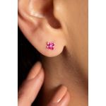 Fashion, accesorii si bijuterii - Femei - Bijuterii femei - Cercei femei - Cercei stud, Heliophilia, argint 925, argintiu, 4.5 mm, 136ELS1302 - Infinity.ro