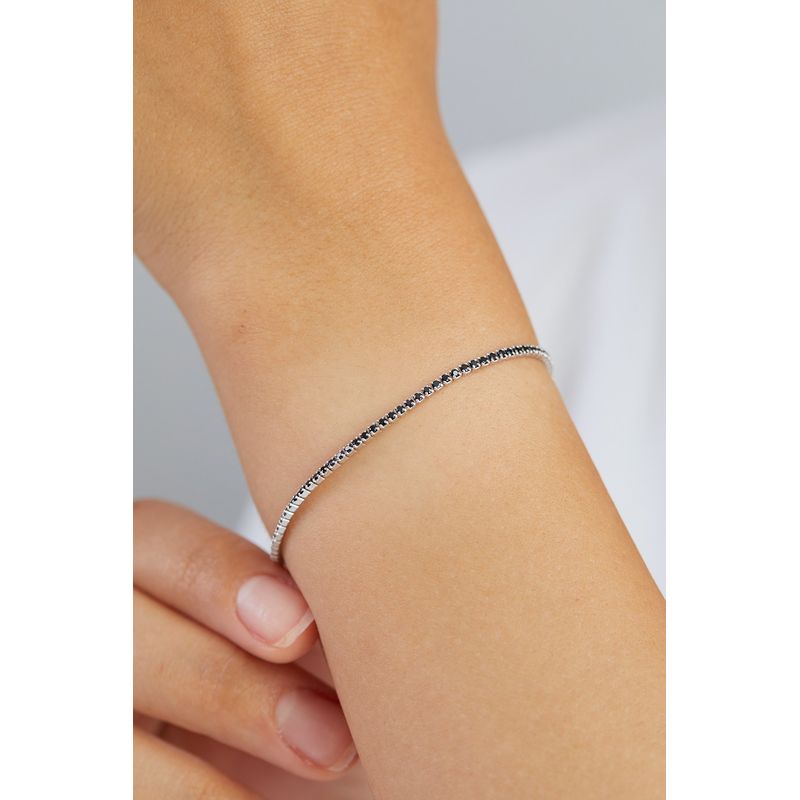 Fashion, accesorii si bijuterii - Femei - Bijuterii femei - Bratari femei - Bratara, Heliophilia, argint 925, negru, marime universala - Infinity.ro