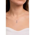 Fashion, accesorii si bijuterii - Femei - Bijuterii femei - Coliere femei - Colier, Heliophilia, argint 925, argintiu, 42+5 cm - Infinity.ro