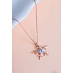 Fashion, accesorii si bijuterii - Femei - Bijuterii femei - Coliere femei - Colier, Heliophilia, argint 925, roz, cu zirconiu - Infinity.ro