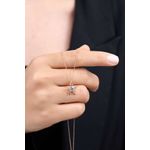 Fashion, accesorii si bijuterii - Femei - Bijuterii femei - Coliere femei - Colier, Heliophilia, argint 925, roz, cu zirconiu - Infinity.ro