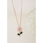 Fashion, accesorii si bijuterii - Femei - Bijuterii femei - Coliere femei - Colier, Heliophilia, argint 925, argintiu, lungime lant 42+5 cm, pandantiv 1,5 cm - Infinity.ro