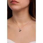 Fashion, accesorii si bijuterii - Femei - Bijuterii femei - Coliere femei - Colier, Heliophilia, argint 925, argintiu, lungime lant 42+5 cm, pandantiv 1,5 cm - Infinity.ro