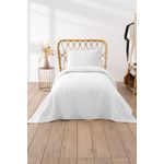 Casa si Gradina - Textile si covoare - Pături și cuverturi - Cuverturi - Cuvertura de pat single pique, L'essentiel Maison, alb, 160x220 cm, 70% bumbac 30% poliester - Infinity.ro