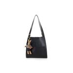 Fashion, accesorii si bijuterii - Femei - Accesorii femei - Genti si rucsacuri femei - Geanta tote, Lucky Bees, piele polivinilica, negru, 28x10x31 cm - Infinity.ro