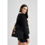 Fashion, accesorii si bijuterii - Femei - Accesorii femei - Genti si rucsacuri femei - Geanta tote, Lucky Bees, piele polivinilica, negru, 28x10x31 cm - Infinity.ro