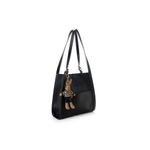 Fashion, accesorii si bijuterii - Femei - Accesorii femei - Genti si rucsacuri femei - Geanta tote, Lucky Bees, piele polivinilica, negru, 28x10x31 cm - Infinity.ro