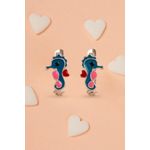 Fashion, accesorii si bijuterii - Copii - Accesorii copii - Bijuterii si ceasuri copii - Cercei, Heliophilia, copii, argint 925, albastru roz argintiu, anti-alergic - Infinity.ro