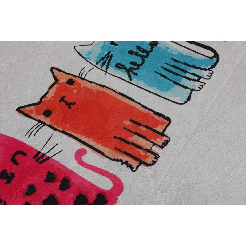 Casa si Gradina - Textile si covoare - Covoare - Covorase baie - Covoras de baie, L'essentiel Maison, multicolor, diametru 100 cm, 100% poliester, antiderapant, 359CHL4136 - Infinity.ro