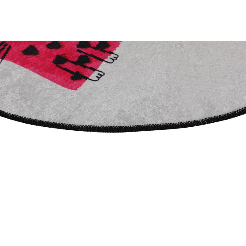 Casa si Gradina - Textile si covoare - Covoare - Covorase baie - Covoras de baie, L'essentiel Maison, multicolor, diametru 100 cm, 100% poliester, antiderapant, 359CHL4136 - Infinity.ro