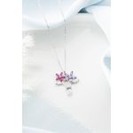 Fashion, accesorii si bijuterii - Femei - Bijuterii femei - Coliere femei - Colier, Heliophilia, argint 925, argintiu, zirconiu, marime universala, 757ELS2226 - Infinity.ro