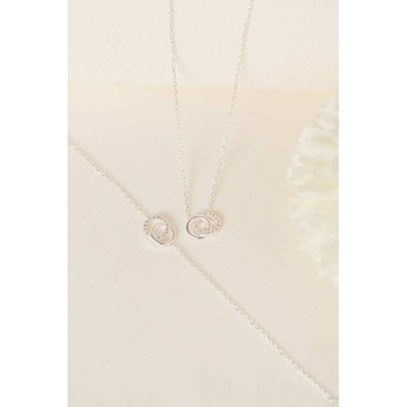 Fashion, accesorii si bijuterii - Femei - Bijuterii femei - Coliere femei - Set colier si bratara, Heliophilia, argint 925, argintiu, unisex, marime universala, 757ELS2520 - Infinity.ro