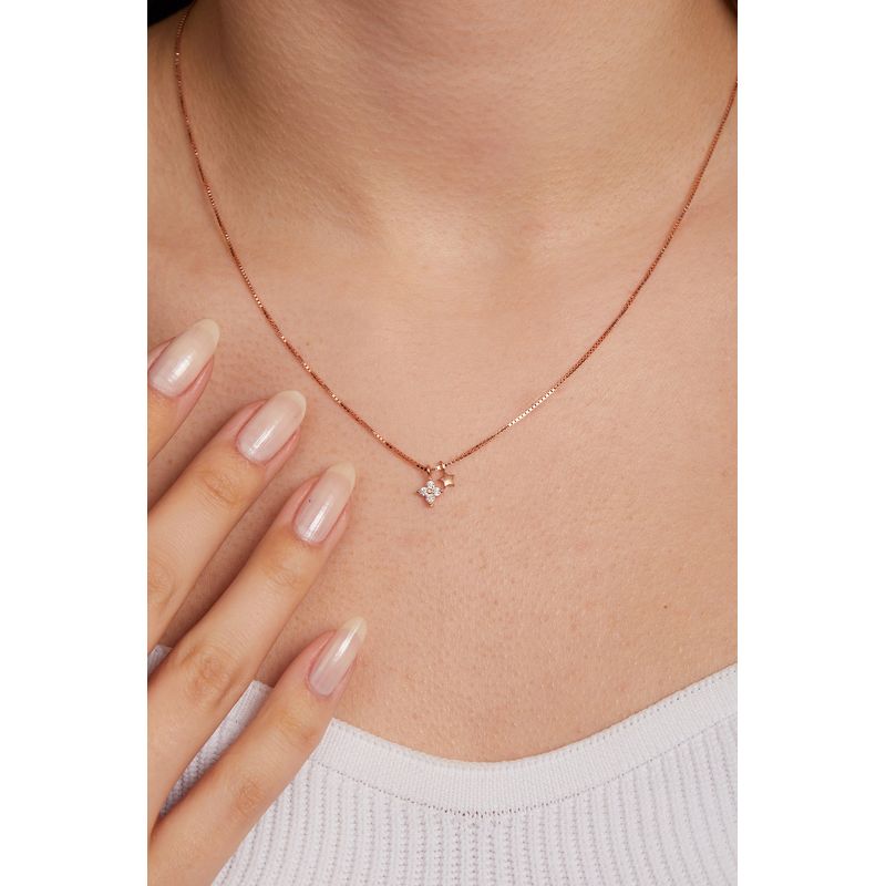 Fashion, accesorii si bijuterii - Femei - Bijuterii femei - Coliere femei - Colier, Heliophilia, femei, aur roz, argint 925 - Infinity.ro