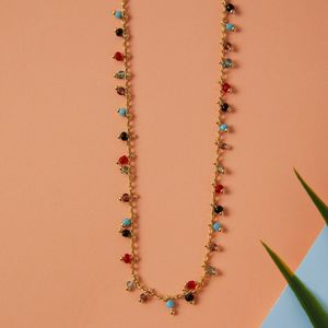 Colier, Heliophilia, metal, auriu, 37,5+6 cm