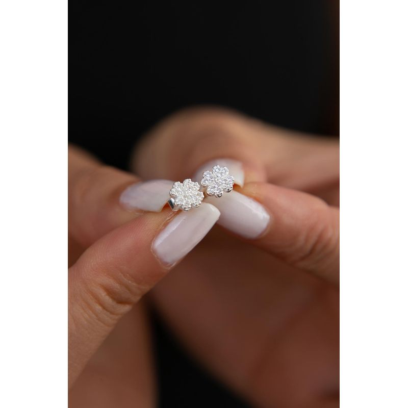 Fashion, accesorii si bijuterii - Femei - Bijuterii femei - Cercei femei - Cercei, Heliophilia, argint 925, multicolor, zirconiu, 938ELS3163 - Infinity.ro