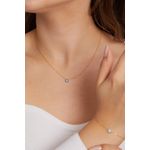 Fashion, accesorii si bijuterii - Femei - Bijuterii femei - Coliere femei - Set colier si bratara, Heliophilia, argint 925, auriu, marime universala, 757ELS2539 - Infinity.ro