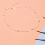 Fashion, accesorii si bijuterii - Femei - Bijuterii femei - Bratari femei - Bratara de glezna, Heliophilia, argint 925, argintiu, 22+4 cm, 736ELS1170 - Infinity.ro