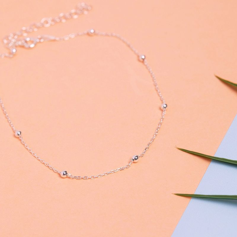 Fashion, accesorii si bijuterii - Femei - Bijuterii femei - Bratari femei - Bratara de glezna, Heliophilia, argint 925, argintiu, 22+4 cm, 736ELS1170 - Infinity.ro