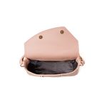 Fashion, accesorii si bijuterii - Femei - Accesorii femei - Genti si rucsacuri femei - Geanta de umar, Lucky Bees, dama, pulbere, 28x10x17 cm, piele polivinilica - Infinity.ro