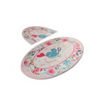 Casa si Gradina - Textile si covoare - Covoare - Covorase baie - Set covorase de baie, L'essentiel Maison, multicolor, 50x60 cm si 60x100 cm, 100% poliester, antiderapant, 359CHL2112 - Infinity.ro